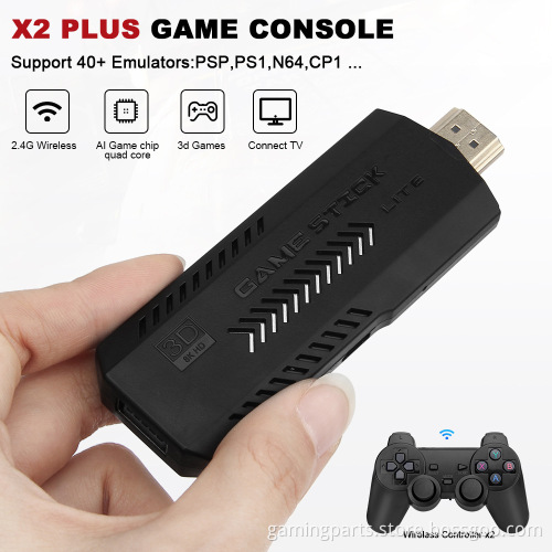 2023 Hot Sale GD10 Game Stick X2 PLUS Retro Game Stick4k HD TV Video Game Console